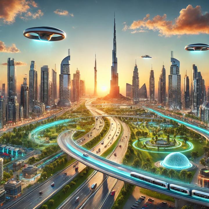 Illustration: A connected, energy-conscious future Dubai — supplied to WAAR