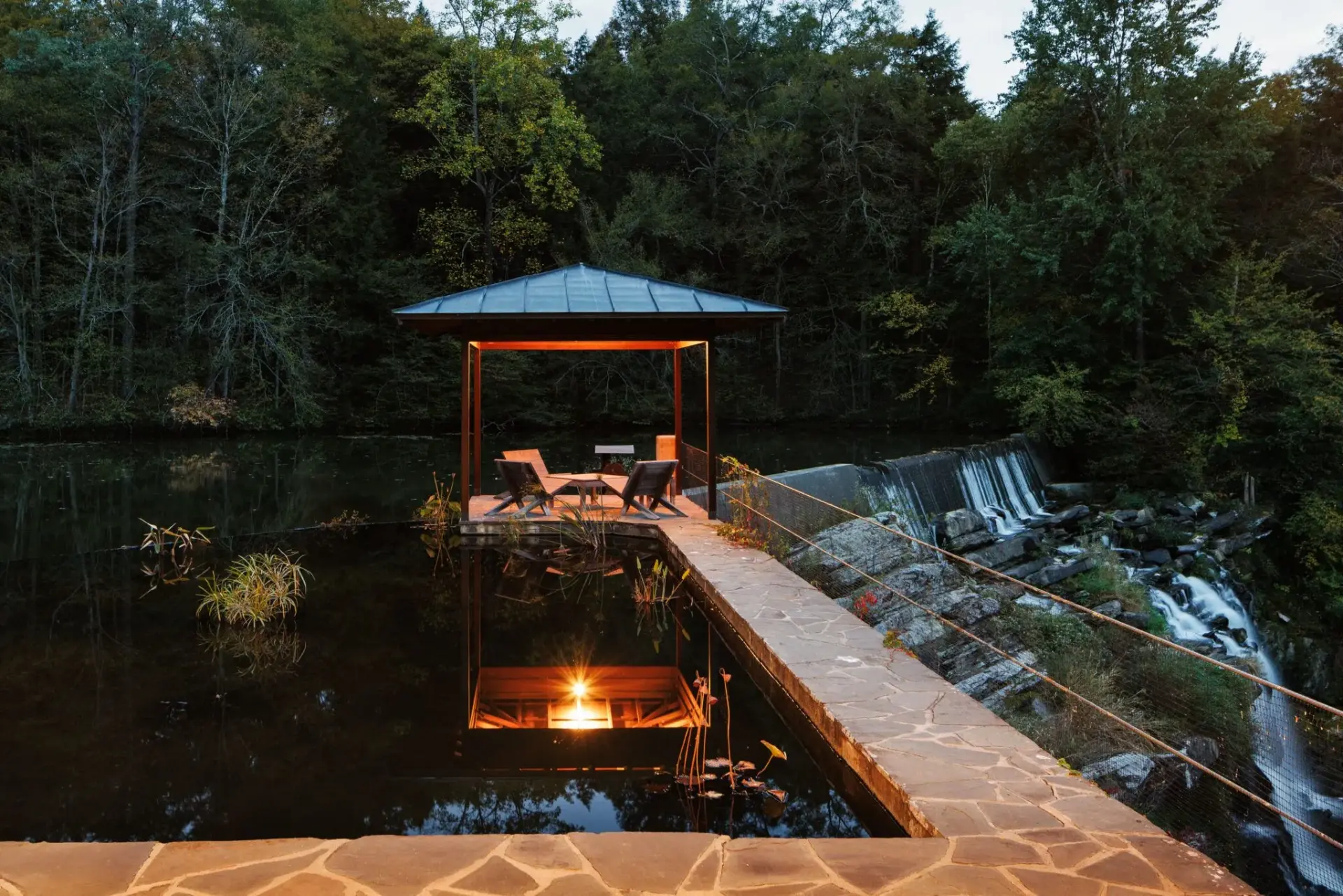 The Waterfall House: Steve Mensch's Rhinebeck Retreat Returns to the Market — additional view