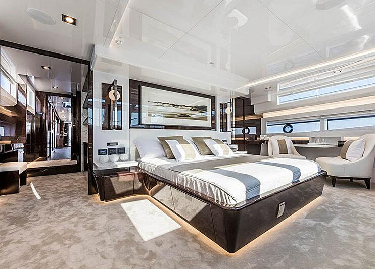 Image: Yacht suite with a restrained residential character — supplied to WAAR