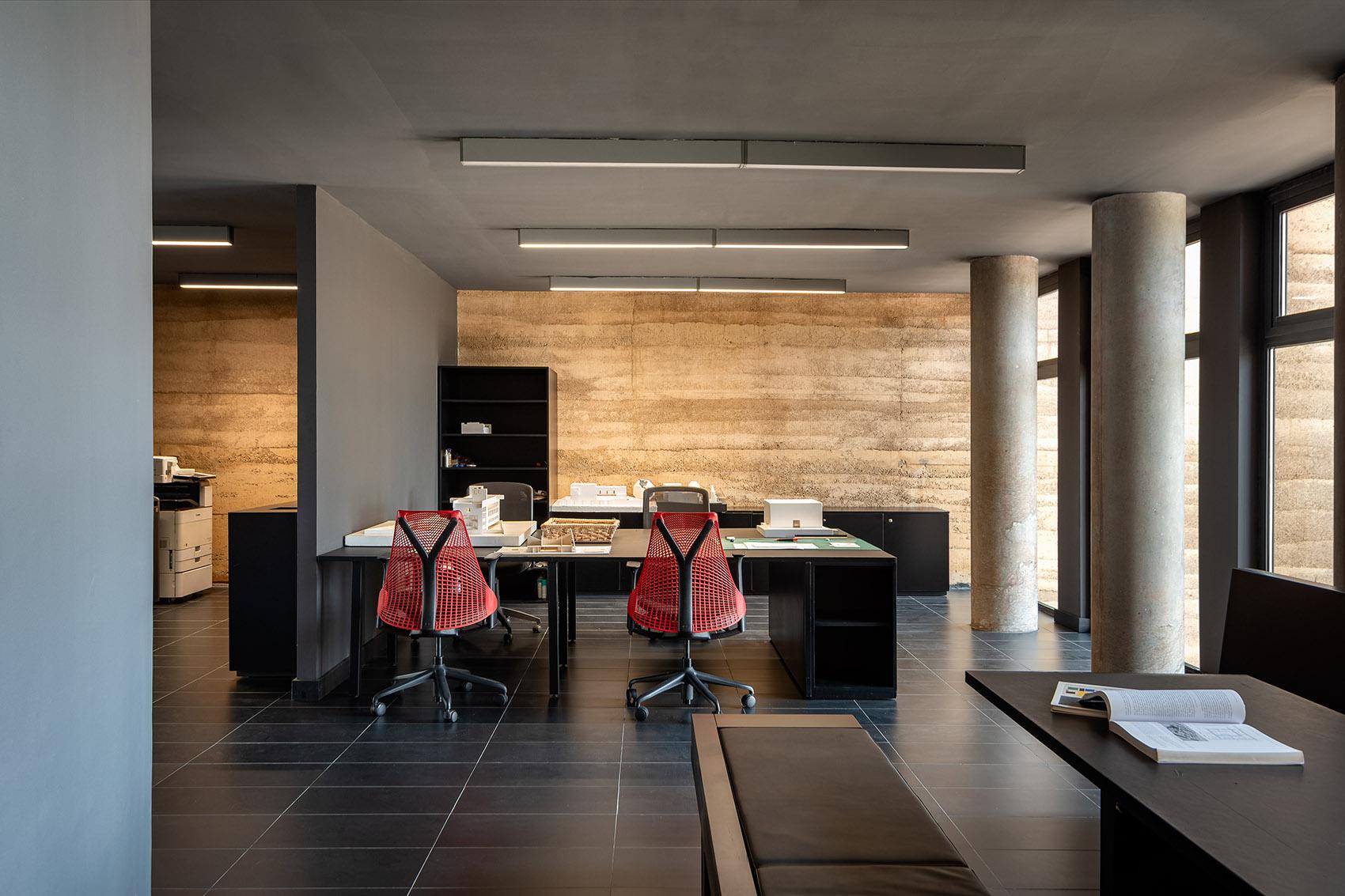 Image: Open-plan workspace within the studio — courtesy of Adjaye Associates