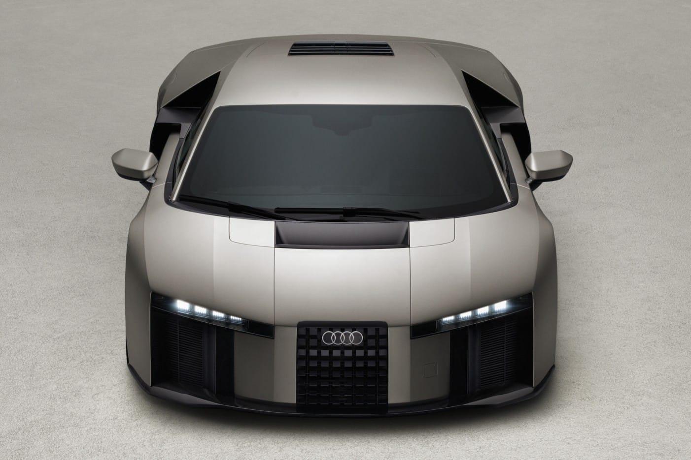 Front view of the Audi Nuvolari with its Vertical Frame grille